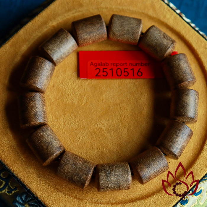 Vòng Trầm Hương Lu Thống | 12 Ly | Trầm Tốc Kiến Tự Nhiên Lâu Năm